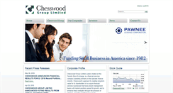 Desktop Screenshot of chesswoodgroup.com