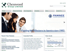 Tablet Screenshot of chesswoodgroup.com